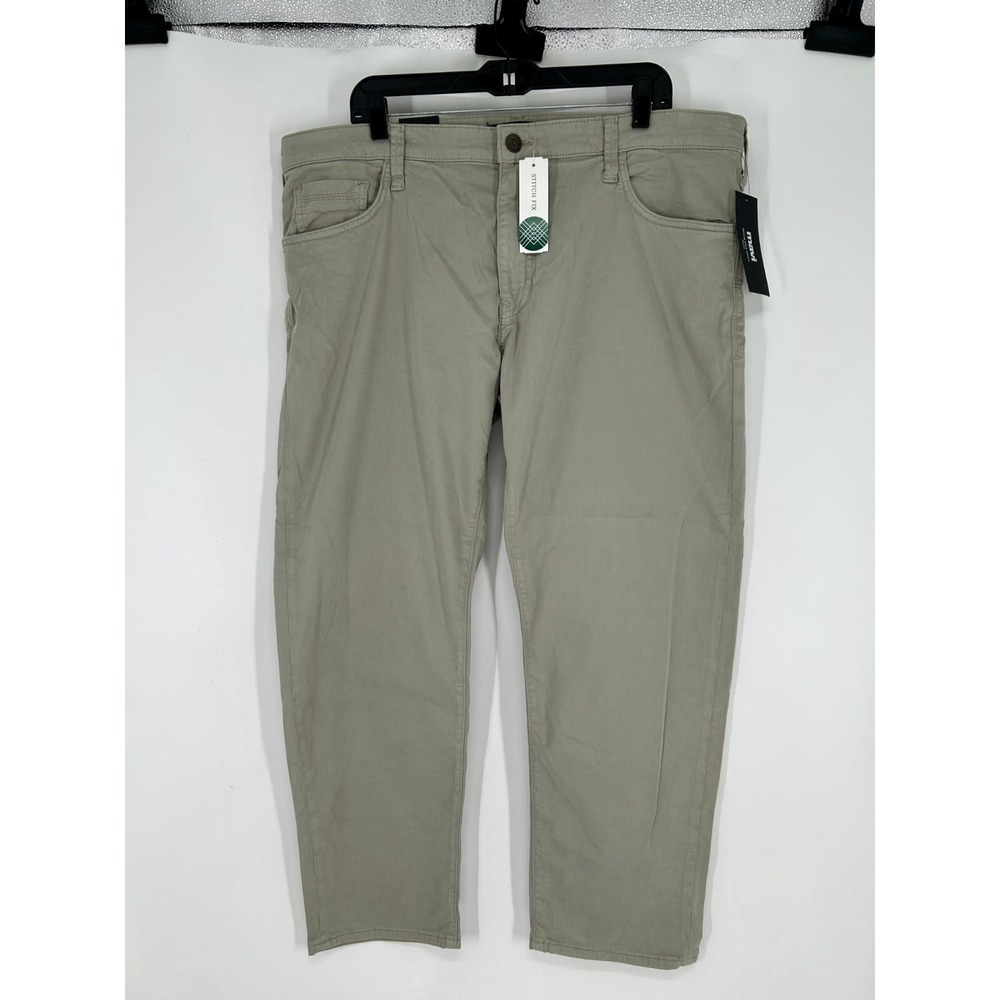 Mavi Zach Chino Pants Mens Size 40x28 Grey Twill Straight Leg Stitch Fix Stretch